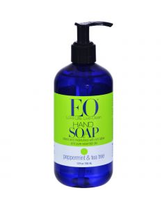 EO Products Liquid Hand Soap Peppermint and Tea Tree - 12 fl oz