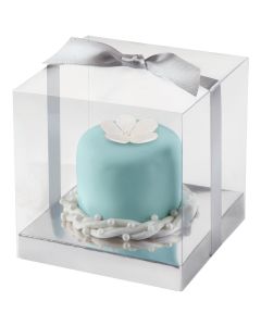 Wilton Cupcake Boxes-1 Cavity Silver 20/Pkg