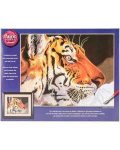 Dimensions Paint Works Paint By Number Kit 14"X11"-Regal Tiger
