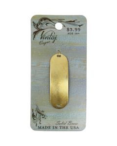 Vintaj Metal Bracelet Blank-Oval 15.8mmX47.6mm 1/Pkg