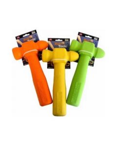 Ruff Dawg Ruff Tools Hammer Dog Toy Assorted Colors 8.5" x 3.5" x 1"