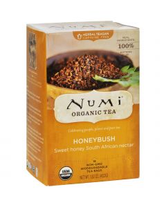 Numi Tea Numi Honeybush Bushman's Brew - 18 Tea Bags - Case of 6
