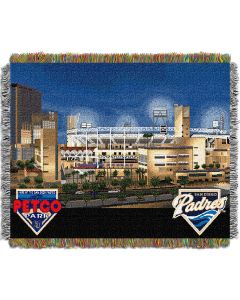 The Northwest Company Petco Park  "Stadium" 48x60 Tapestry Throw