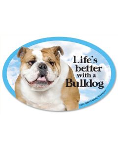 Prismatix Decal Cat & Dog Magnets-Bulldog