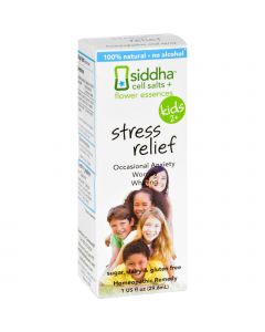 Siddha Flower Essences Stress Relief - Kids - Age Two Plus - 1 fl oz