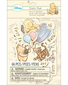 EK Success Disney Cardstock Die-Cuts 66/Pkg-Classic Pooh - Firsts