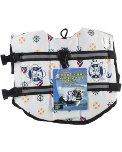 Fido Pet Products Paws Aboard Doggy Life Jacket Small-Nautical Dog