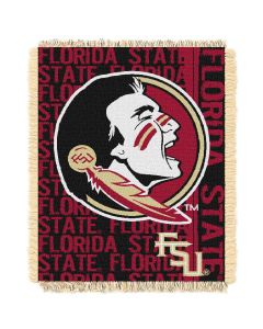 The Northwest Company Florida State College 48x60 Triple Woven Jacquard Throw - Double Play Series