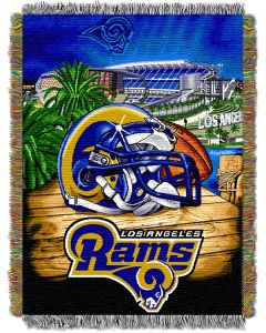 The Northwest Company Rams  "Home Field Advantage" 48x60 Tapestry Throw