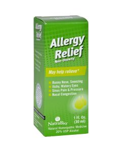 NatraBio Allergy Relief Non-Drowsy - 1 fl oz