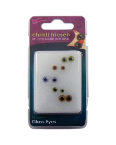 Great Create Christi Friesen Glass Eyes 10/Pkg-Assorted