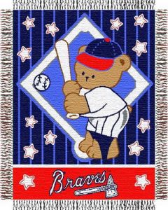 The Northwest Company Braves baby 36"x 46" Triple Woven Jacquard Throw (MLB) - Braves baby 36"x 46" Triple Woven Jacquard Throw (MLB)