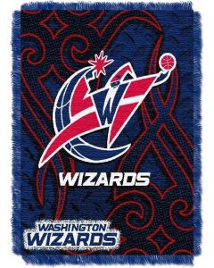The Northwest Company Wizards 48"x60" Triple Woven Jacquard Throw (NBA) - Wizards 48"x60" Triple Woven Jacquard Throw (NBA)