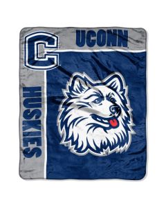 The Northwest Company U Conn "School Spirit" 50"x60" Raschel Throw (College) - U Conn "School Spirit" 50"x60" Raschel Throw (College)