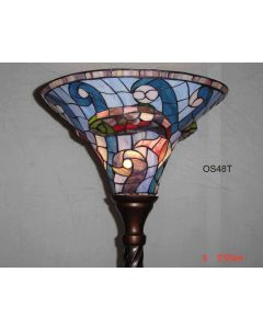 Warehouse of Tiffany Tiffany-style Fish Torchiere
