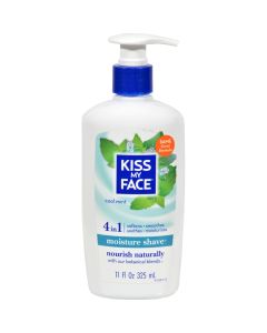 Kiss My Face Moisture Shave Cool Mint - 11 fl oz