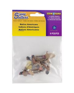 Woodland Scenics Scene Setters(R) Figurines-Native Americans 5/Pkg - Scene Setters(R) Figurines-Native Americans 5/Pkg