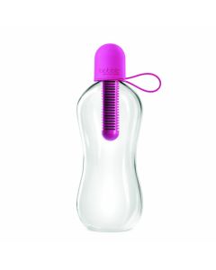 Bobble Water Bottle - With Carry Tether Cap - Medium - Magenta - 18.5 oz