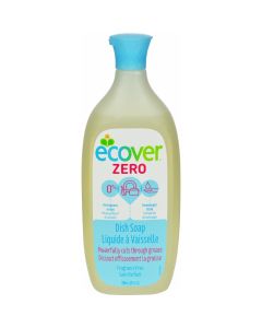 Ecover Dish Soap - Liquid - Zero - Fragrance Free - 25 fl oz - 1 Case
