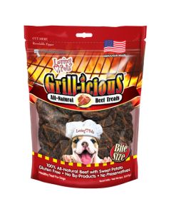 Loving Pets Products Grill-Icious Bite Size Beef Treats 8oz-