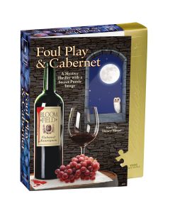 University Games Jigsaw Shaped Puzzle 1000 Pieces 23"X29"-Foul Play & Cabernet