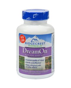 RidgeCrest Herbals DreamOn Natural Sleep Aid - 60 Capsules
