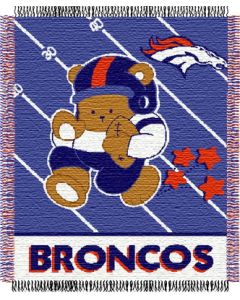 The Northwest Company Broncos baby 36"x 46" Triple Woven Jacquard Throw (NFL) - Broncos baby 36"x 46" Triple Woven Jacquard Throw (NFL)