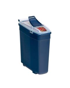 Bergan Pet Food Smart Storage Medium Blue 18" x 7" x 17"
