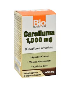 Bio Nutrition Caralluma - 1000 mg - 60 Vegetarian Capsules