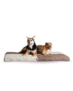 K&H Pet Products Quilted Memory Dream Pad 1" Large Blue / Gray 37" x 52" x 1"
