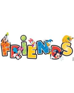 Sticko Disney Title Dimensional Stickers-Mickey - Friends
