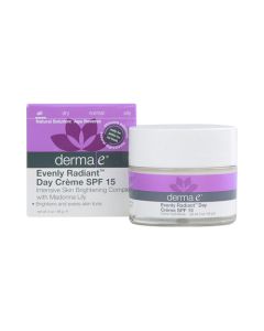 Derma E Evenly Radiant Day Creme SPF 15 - 2 oz