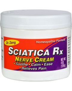 Dr. Zang Homeopathic Dr. Zang Sciatica Rx Nerve Cream Homeopathic Formula - 4 oz