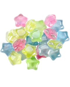 Midwest Products Mosaic Glass Stars 12oz Value Pack-Glow-In-The-Dark