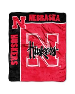 The Northwest Company Nebraska "School Spirit" 50"x60" Raschel Throw (College) - Nebraska "School Spirit" 50"x60" Raschel Throw (College)