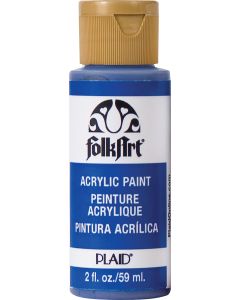 Plaid:Craft FolkArt Acrylic Paint 2oz-Cobalt Blue Artist Pigment