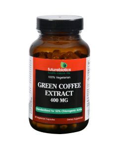 FutureBiotics Green Coffee Extract - 400 mg - 90 Vegetarian Capsules