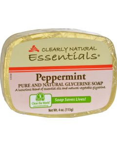 Clearly Natural Glycerine Bar Soap Peppermint - 4 oz