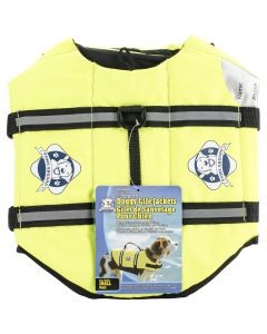 Fido Pet Products Paws Aboard Doggy Life Jacket Small-Safety Neon Yellow
