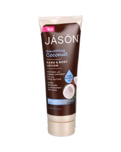 Jason Natural Products Hand and Body Lotion - Smoothing Coconut - 8 oz