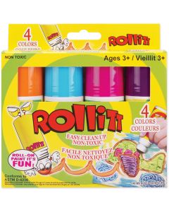 Pepperell Rollitt Paint Applicators 2.2oz 4/Pkg-Bright