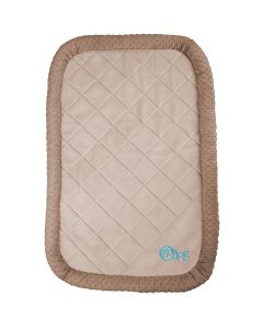 Worldwise goDog Bedzzz Bubble Plush Extra Large 43"X28"-Beige