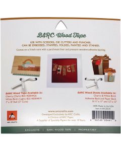 Arc Crafts BARC Wood Adhesive Tape 1"X15'-White Birch