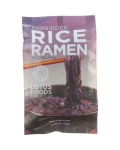 Lotus Foods Ramen - Organic - Forbidden Rice - with Miso Soup - 2.8 oz - case of 10