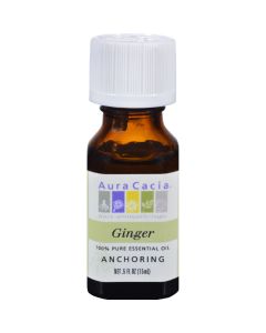 Aura Cacia Essential Oil Ginger - 0.5 fl oz