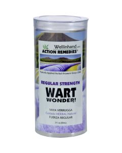 Wellinhand Action Remedies Wart Wonder - Regular Strength - 2 oz