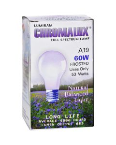 Chromalux Light Bulb Frosted-60W - 1 Bulb