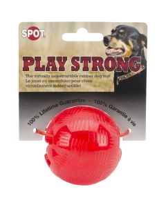 Ethical Pets Play Strong Rubber Ball 2.5"-Red