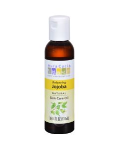 Aura Cacia Jojoba Natural Skin Care Oil - 4 fl oz