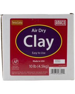 AMACO Air-Dry Modeling Clay 10lb-Terra Cotta
